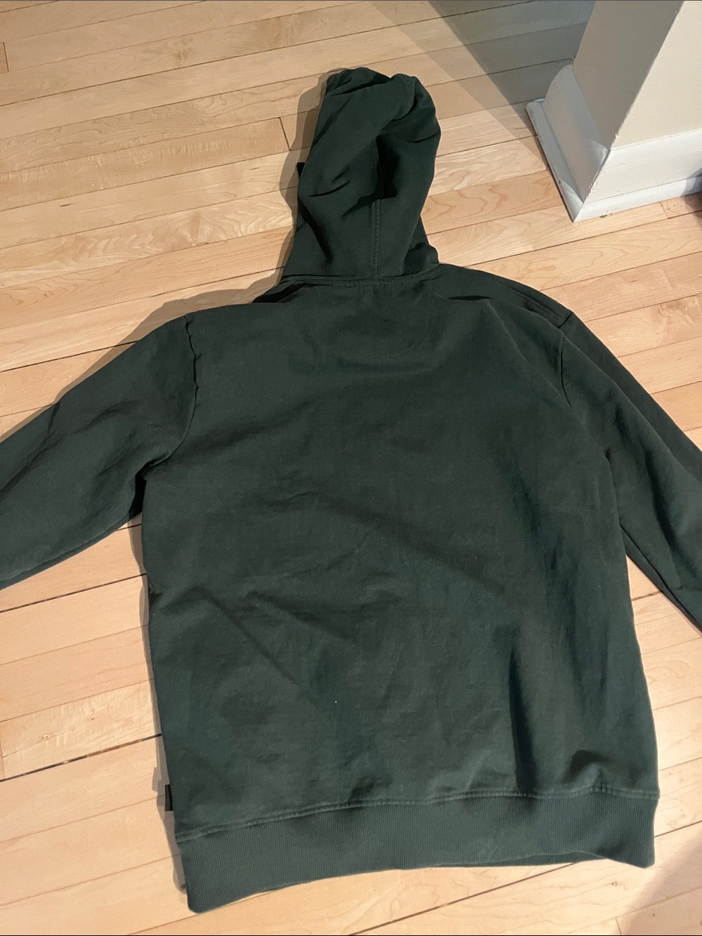 Patagonia Dark Green hoodie Sweatshirt with Colorful Buffalo Graphic - Picture 3 of 3